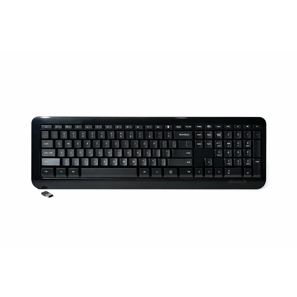 Microsoft Wireless Keyboard 850 Model 1455 USB Receiver Tested Working‎ - Read